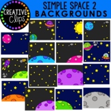 Simple Backgrounds: SPACE Clipart 2 {Space Background Clipart}