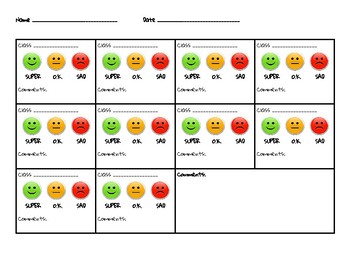 Simple Behavior Chart by Allison Donovan | Teachers Pay Teachers