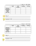 Simple Behavior Chart