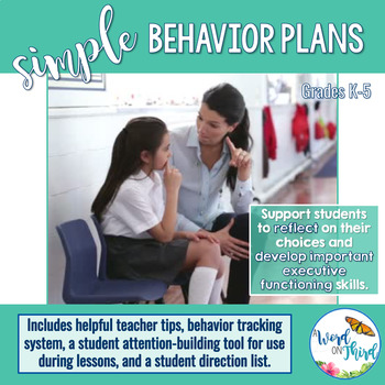 Preview of Simple Behavior Plans