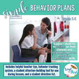 Simple Behavior Plans