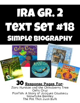 Preview of Simple Biography Interactive Read-Aloud Text Set 18 | 2nd Grade Read-Aloud Texts