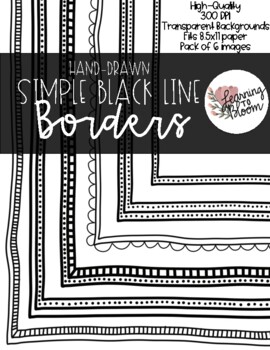 simple black line border