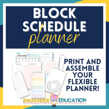 Preview of *HALF OFF* Simple Block System Printable Planner