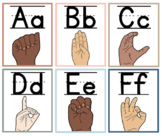 Simple Boho Print/ASL Alphabet