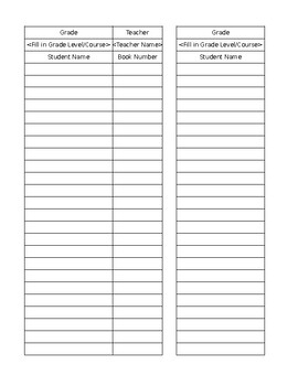 Simple Book Log (Excel Editable) by Laura Lucas - Chemist Turned Teacher