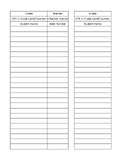 Simple Book Log (Excel Editable)
