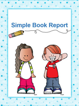 Free Blank Book Cover Template – Book Report & Reading Clip Art – Tim's  Printables