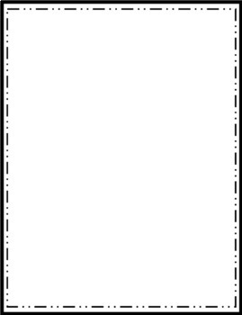 Printable Black Thin Line Page Border