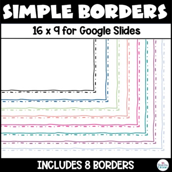 Preview of Google Slides Borders | Set 1