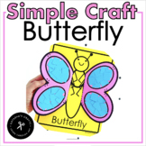 Simple Butterfly Craft a Fine Motor Activity