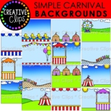 Simple Carnival Backgrounds {Carnival Clipart}