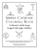 Simple Catholic Coloring & Learning Book
