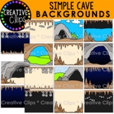 Simple Cave Background Clipart: Cave Clipart