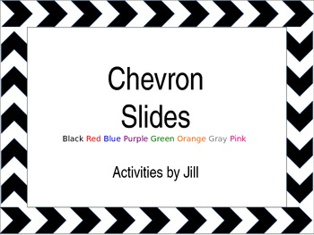 Preview of Simple Chevron Borders PowerPoint Template