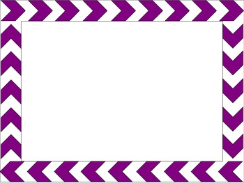 lavender chevron border