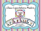 Simple Class Expectations Posters for Primary