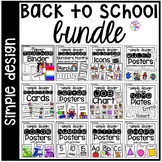 Simple Classroom Decor Bundle for Preschool, Pre-K, TK, Ki