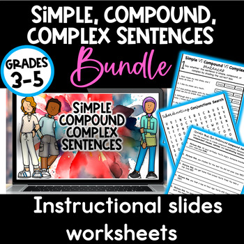 Preview of Simple, Compound, Complex Sentences | Coordinating & Subordinating Conjunctions