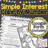 Simple and Compound Interest Worksheet Digital Activity Di
