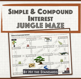 Simple & Compound Interest - Jungle maze math game
