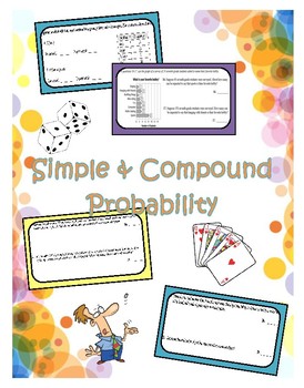 Preview of Simple & Compound Probability Worksheet