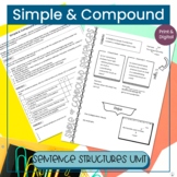 Simple, Compound Sentences Structure Unit 