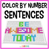 Simple, Compound, and Complex Sentences - Color by Number 