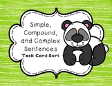 Simple, Compound, and Complex Sentence Sort for TEKS 4.11D