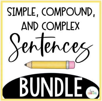 Preview of Simple, Compound, and Complex Sentences Activities with Google Slides™