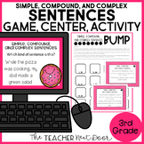 Simple, Compound, and Complex Sentences Grammar Game - Gra