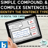 Simple, Compound, and Complex Sentences - Identify Sentenc