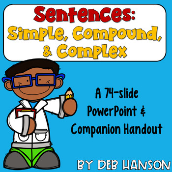 Preview of Simple, Compound, and Complex Sentences PowerPoint Lesson