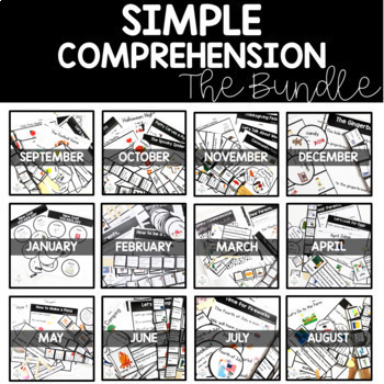 Preview of Simple Comprehension for Special Education: The Bundle