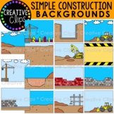 Simple Construction Background Clipart: Construction Clipart