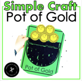 Simple Pot of Gold Craft a Fine Motor Activity