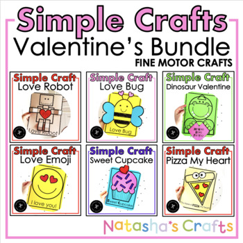 Preview of Simple Crafts Valentine Bundle