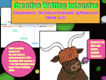 Preview of Creative Writing Course: Lesson 1/2 - Companion for The Story of Ferdinand