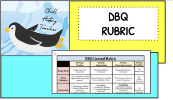 Preview of Simple DBQ Rubric