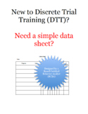 Simple DTT/DTI Data Sheet for ABA Therapy