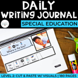 Simple Daily Writing Journal: LEVEL 2 | Special Ed Year-Lo