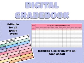 Preview of Simple Digital Gradebook | Google Sheets
