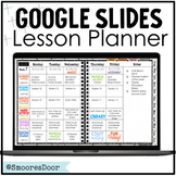 Simple Digital Teacher Lesson Planner 2023-2024 | Google Slides