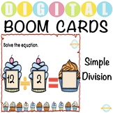 Simple Division with No Remainder - Boom Cards™ Distance Learning