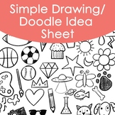 Simple Doodle Drawing Idea Sheet