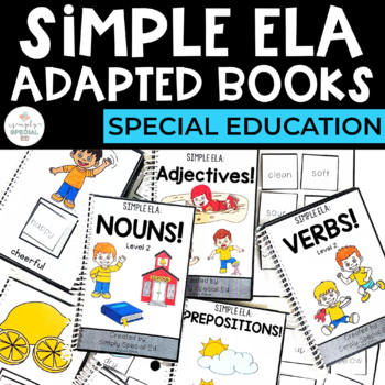 Preview of Simple ELA Adapted Books for Special Education
