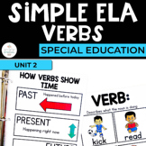 Verbs: Language Arts Workbook for Special Ed