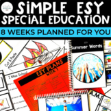 Simple ESY Special Education | 8 Week Guide (Print Only)