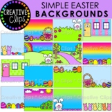 Simple Easter Background Clipart: Easter Clipart
