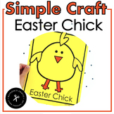 Simple Easter Chick Craft a Fine Motor Activity